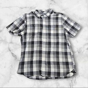 North Face Mens Plaid Button Up Size XL
